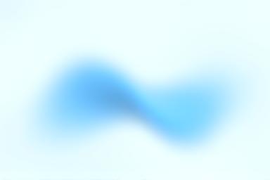 Abstract blue wave shape